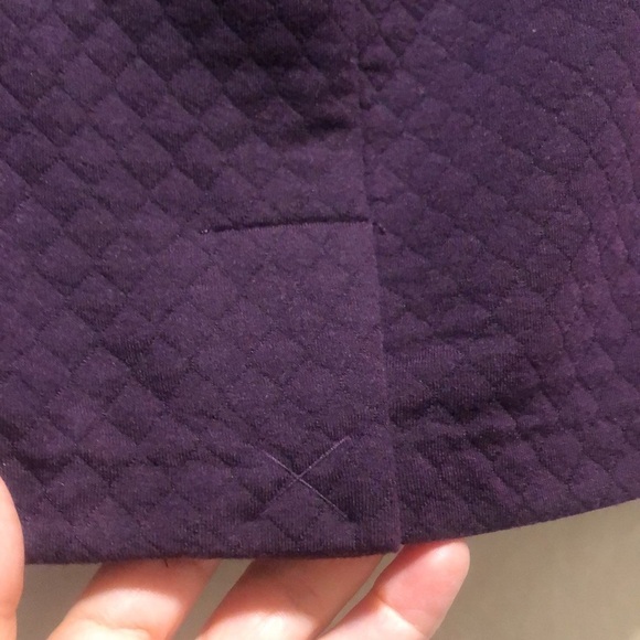 Laundry Blackberry 2 Tone Quilt Stitch skirt - Picture 9 of 12